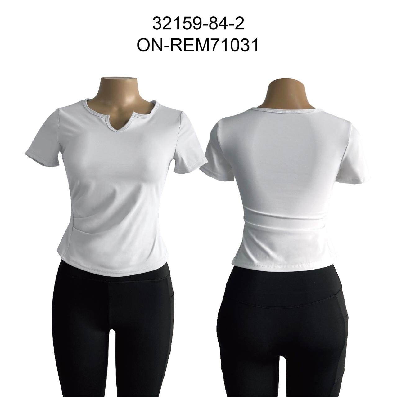 REMERA DEPORTIVA MANGA CORTABLANCO 32159-84-2