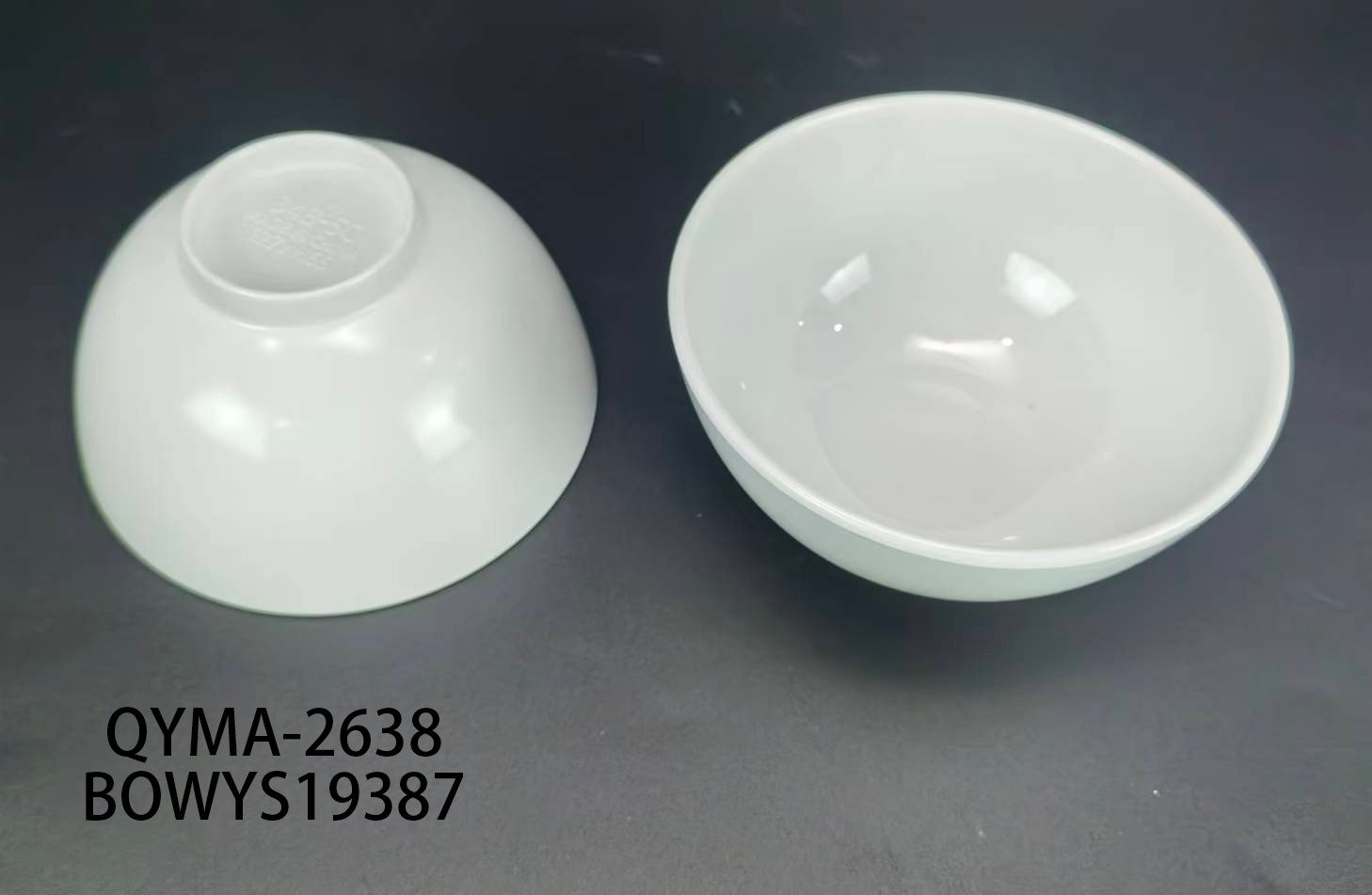 BOWL REDONDO DE MELAMINA BLANCA BOWYS19387