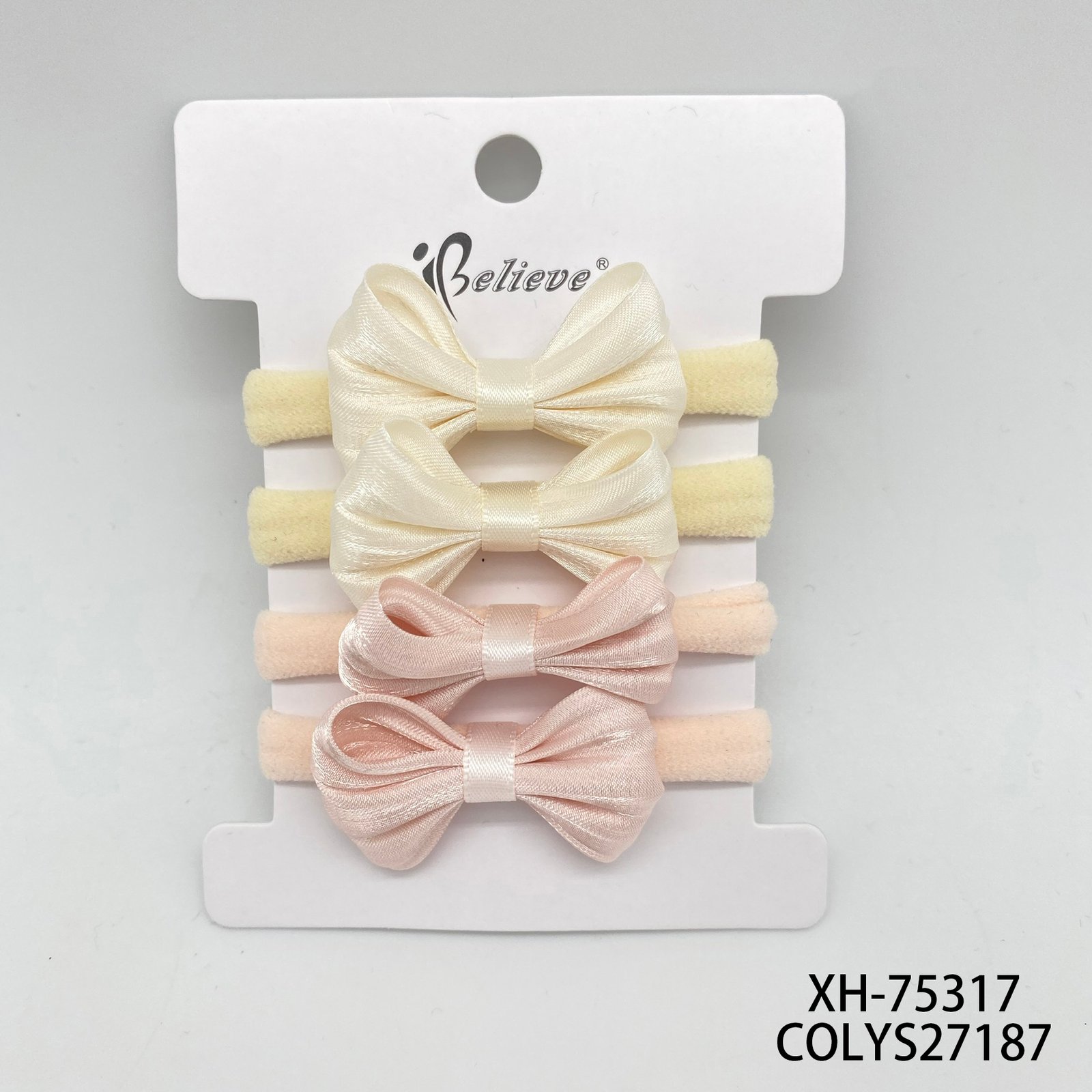 SCRUNCHIE MONO TUL X4 4CM XH-75317