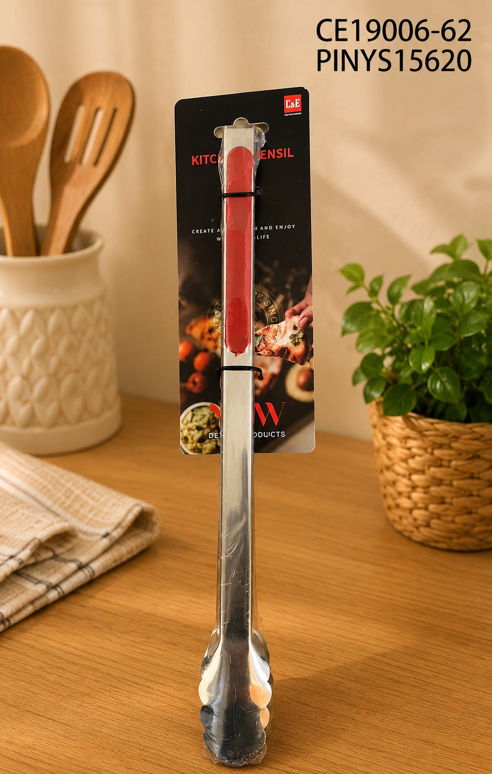 Pinza de Cocina Profesional de Acero Inoxidable CE19006-62