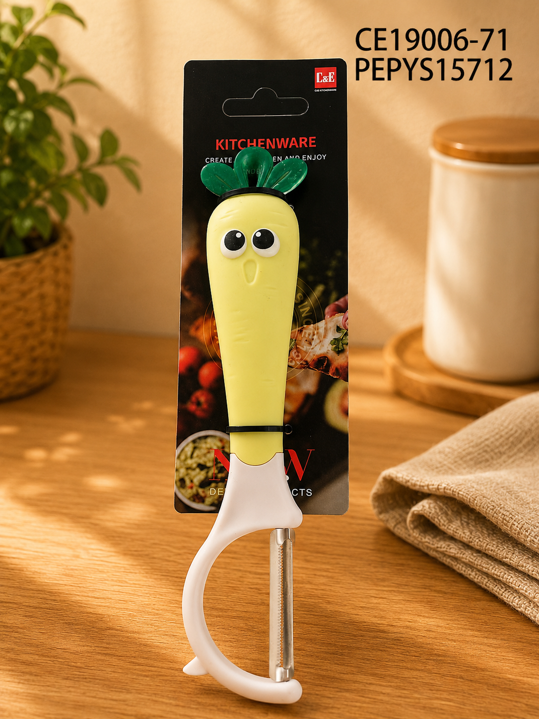 Pelador de Verduras Multifunción con Diseño Divertido CE19006-71