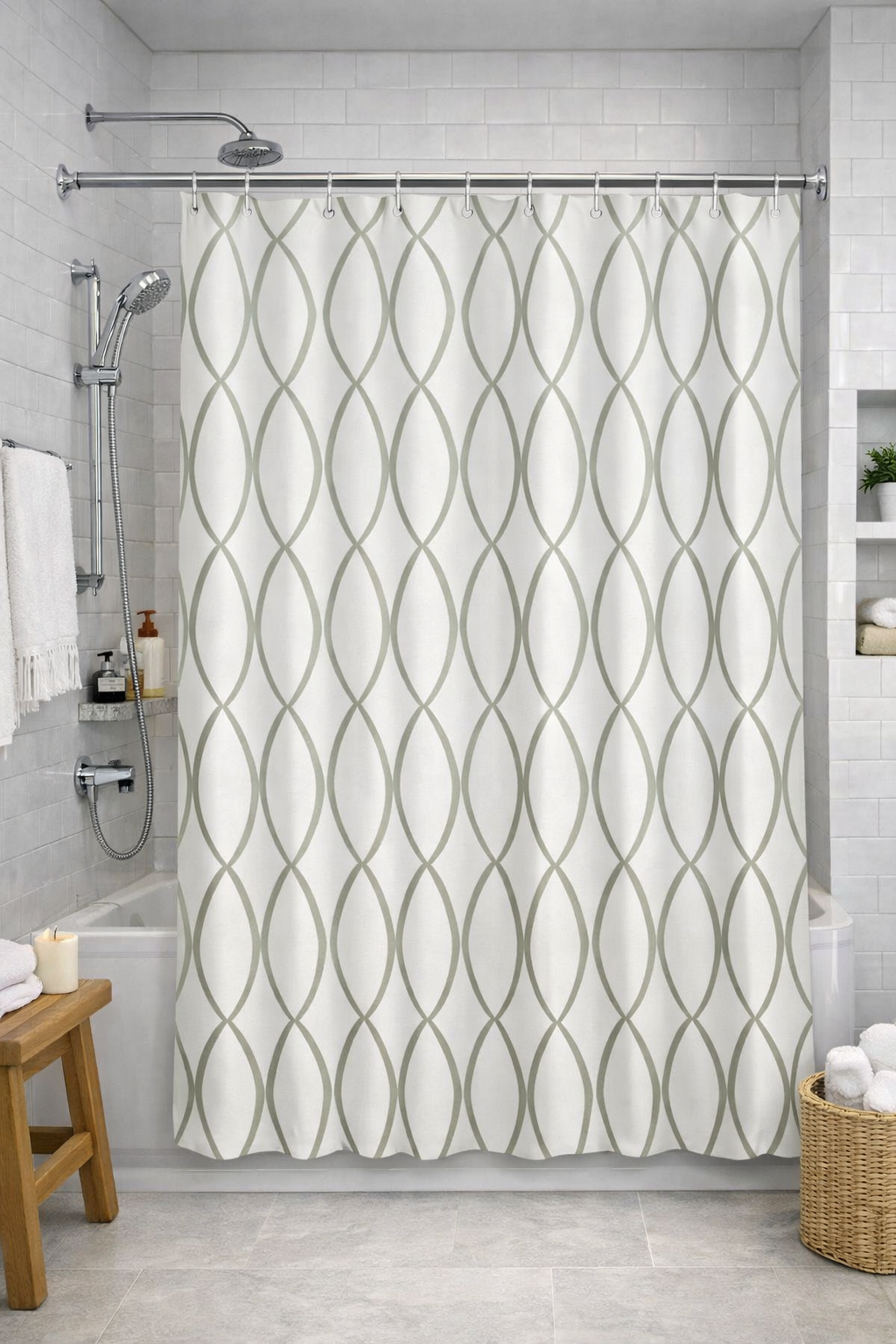 Cortina de Baño Estampada - Imagen 3