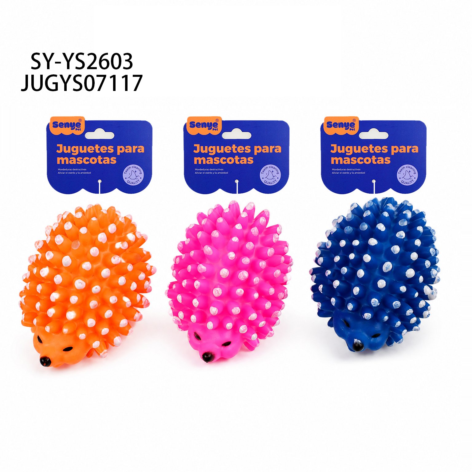 JUGUETE ERIZO CON PÚAS FLEXIBLES