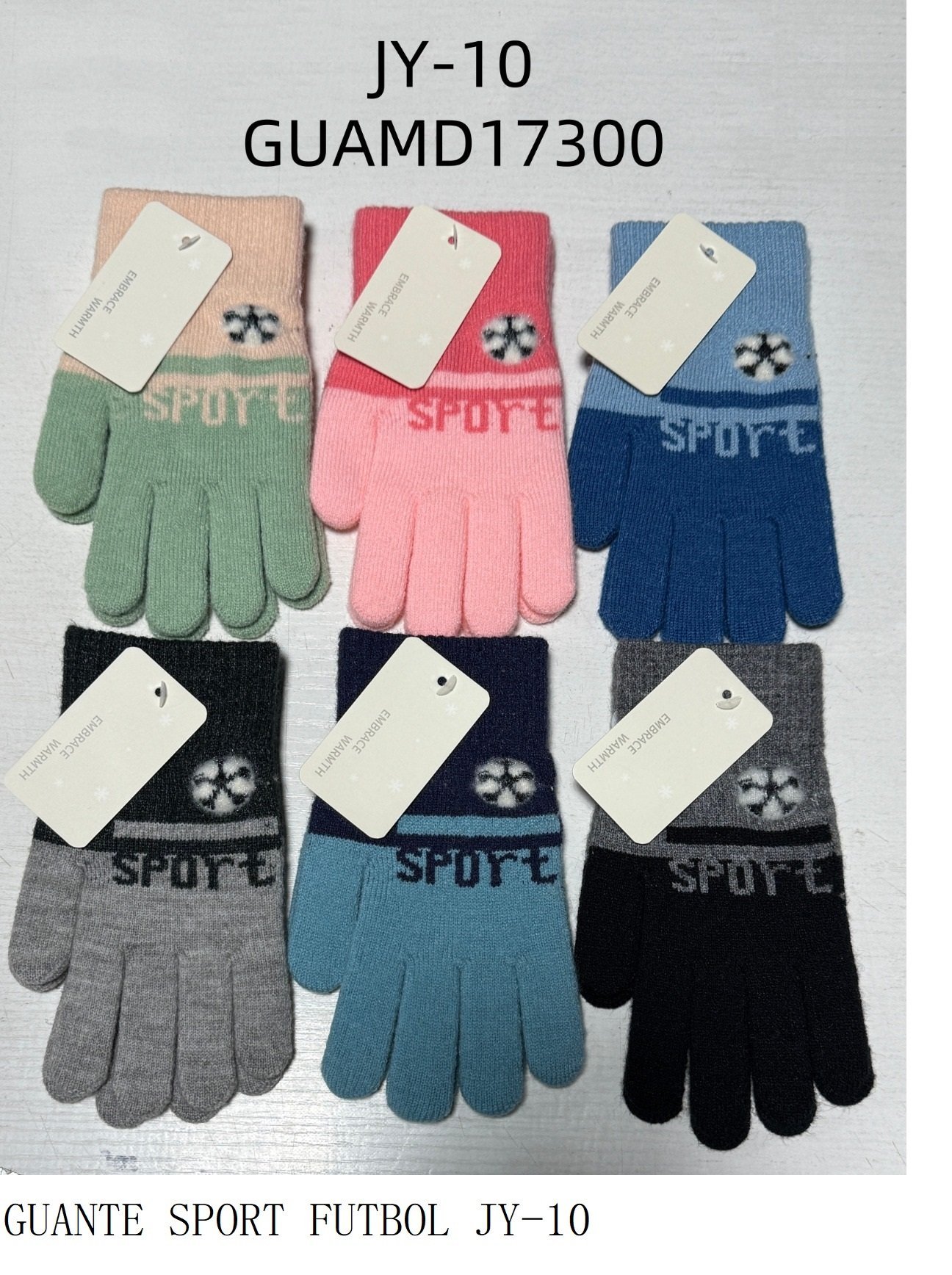 GUANTE SPORT FUTBOL JY-10-600