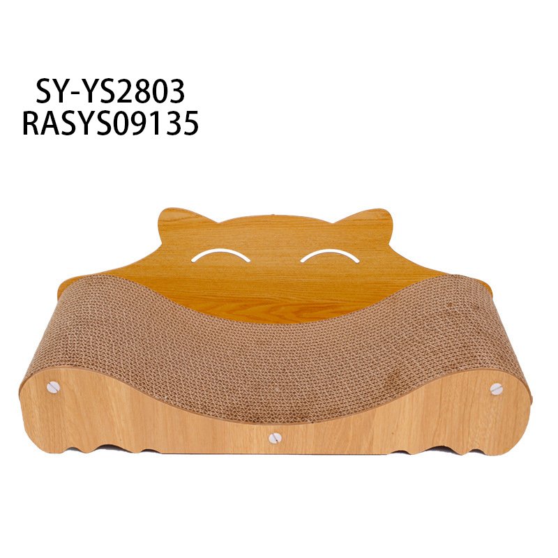 RASCADOR CURVO DE CARTÓN PARA GATOS