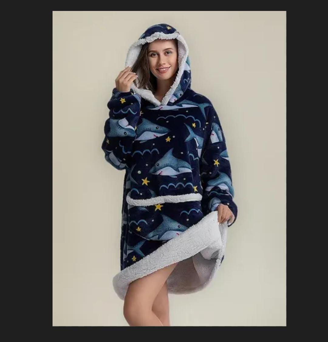 MAXIBUZO ESTAMPADO TALLE M