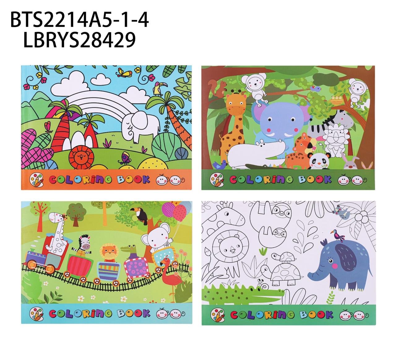 LIBRO PARA COLOREAR,A5,BTS2214A5-1-4
