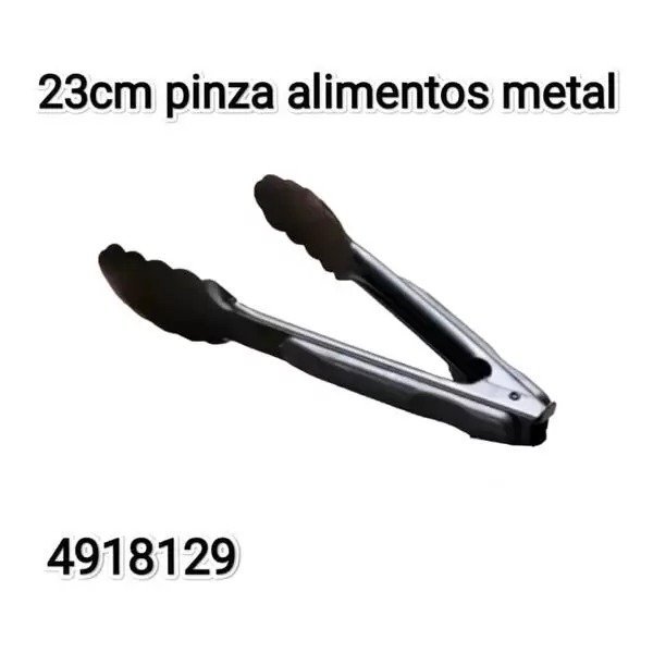 PINZA ALIMENTOS METAL 23CM 4918129