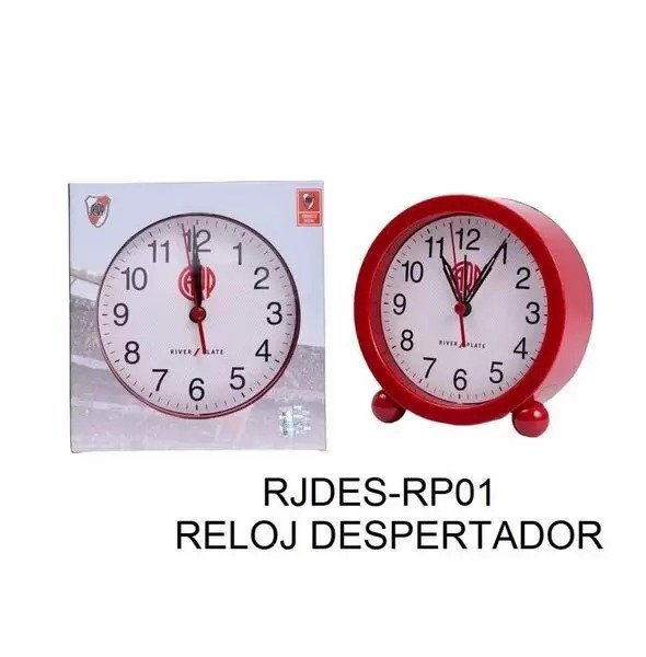 RELOJ DESPERTADOR RIVER PLATE RJDES-RP01