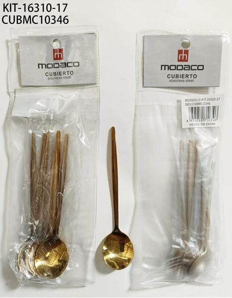 SET DE CUCHARILLA 6PCS KIT-16310-17