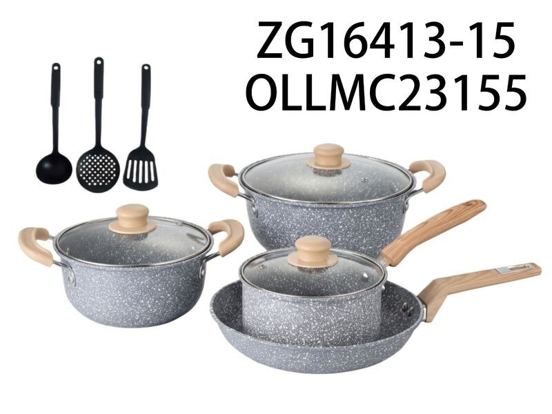 SET DE OLLA 10PCS ZG16413-15