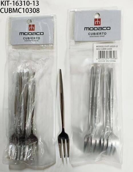 SET DE TENEDOR 6PCS KIT-16310-13