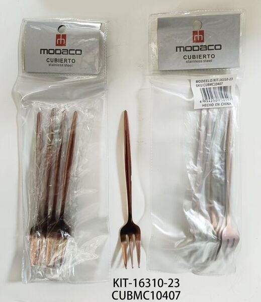 SET DE TENEDOR 6PCS KIT-16310-23