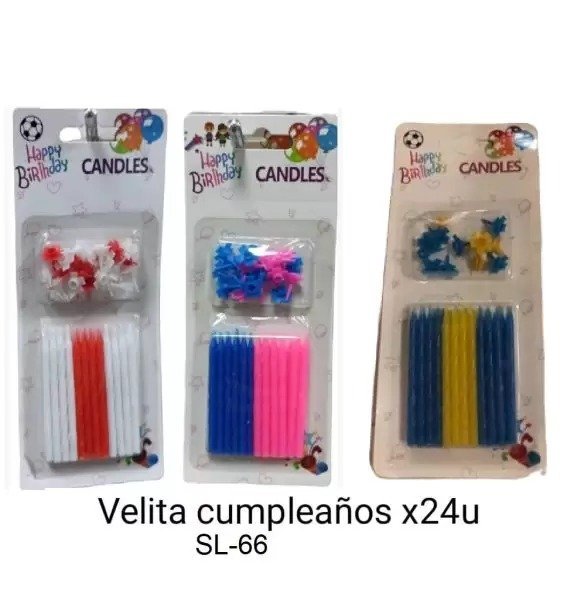 VELITA CUMPLEANOS SETX24 7011002