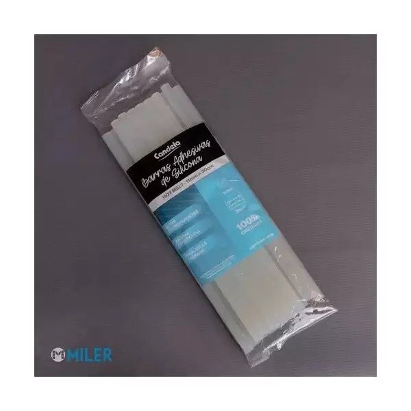 BARRAS DE SILICONA 11MM*500G CANDELA ADH1298