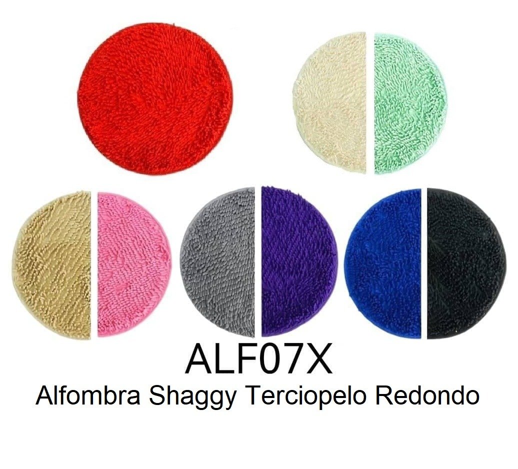 ALFOMBRA SHAGGY REDONDO ALF07X