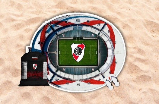 Toallón Estadio River Plate C/Bolsa Toaf-Rp01