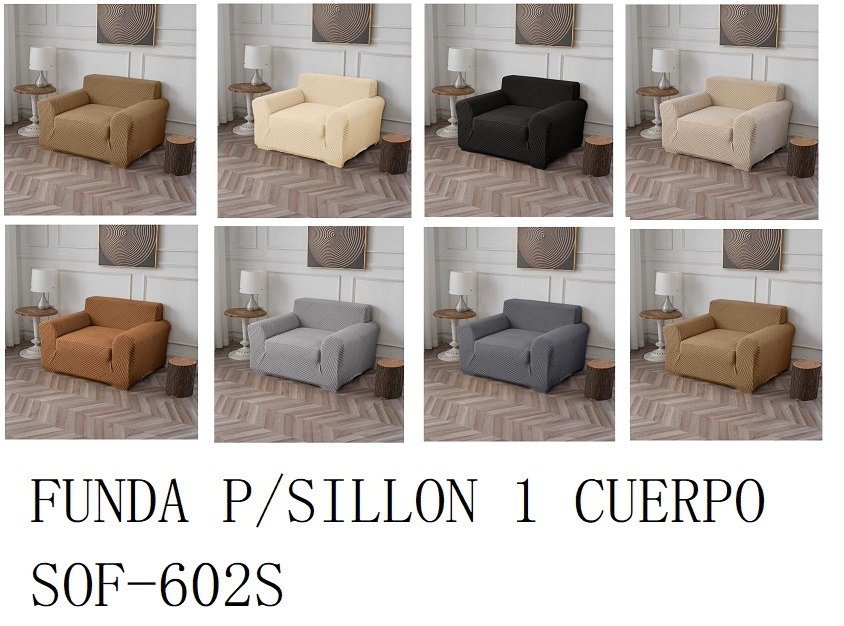 FUNDA P/SILLON 1 CUERPO SOF-602S