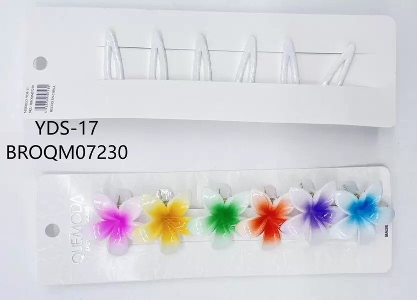 BROCHE DE PELO*6 4CM YDS-17-600