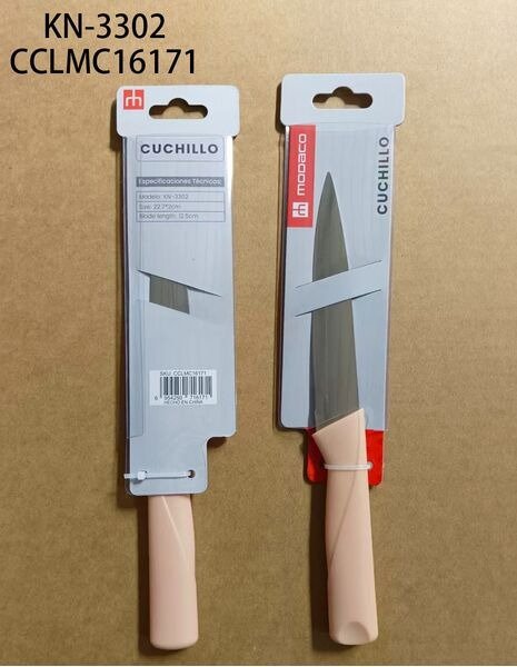 CUCHILLO "5"ROSADO KN-3302-144