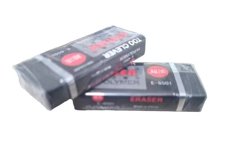 ERASER GOMA NEGRA*30 6936098700727/7793435141372