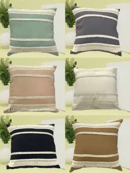 FUNDA DE ALMOHADON CROCHE YM-9304