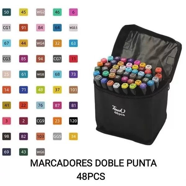MARCADORES CON BOLSA 48U LWFB-48-30