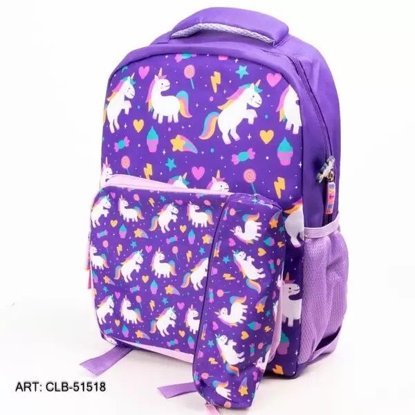 MOCHILA CON CARTUCHERA CLB-51518-100