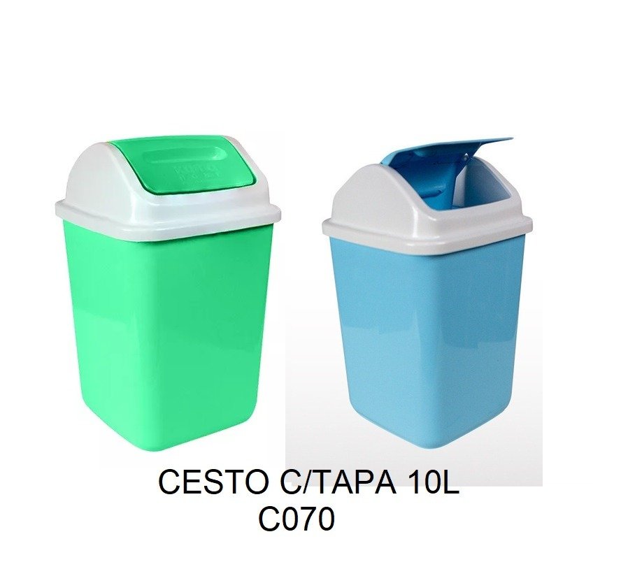 Cesto Con Tapa 10L C070-ZHENG