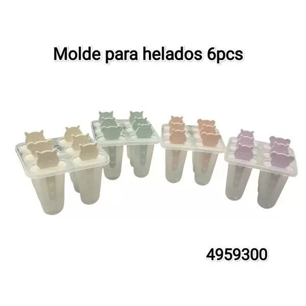MOLDE PARA HELADO 6 PCS 4959300