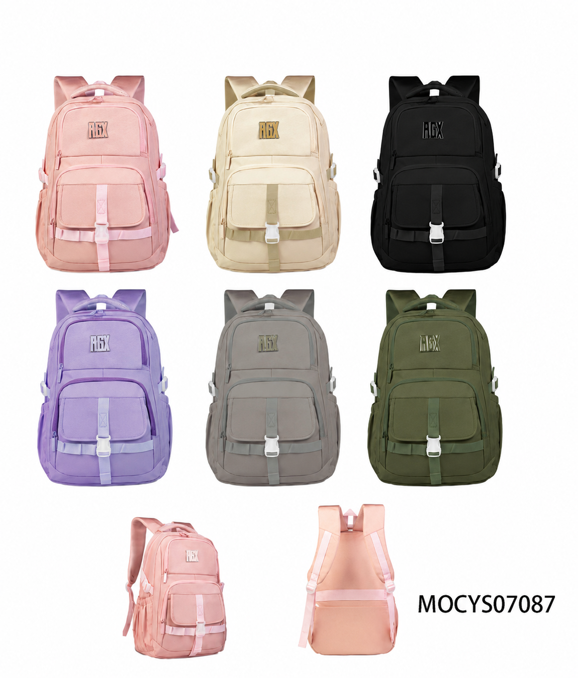 MOCHILA URBANA CON HEBILLA FRONTAL VE-YS2607