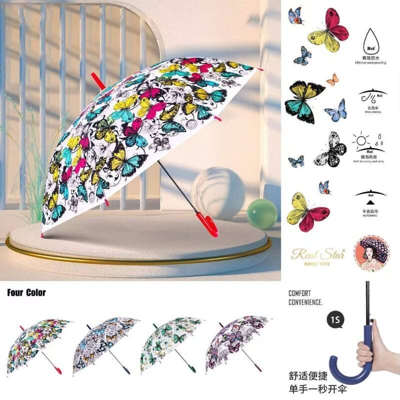 Paraguas Mariposas al Aire XBYS2606